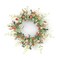 Contemporary Home Living Multi-Color Plastic with Mini Daisy Artificial Colorful Wreath, 24&#x22;